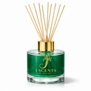 J Scents De Orchidea Reed Diffuser – Emerald Green Edition