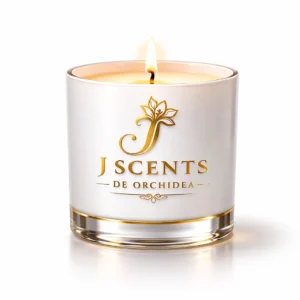 J Scents De Orchidea Luxury Scented Candle – Orchid Glow