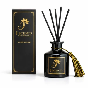 J Scents De Orchidea Rose Bloom Reed Diffuser
